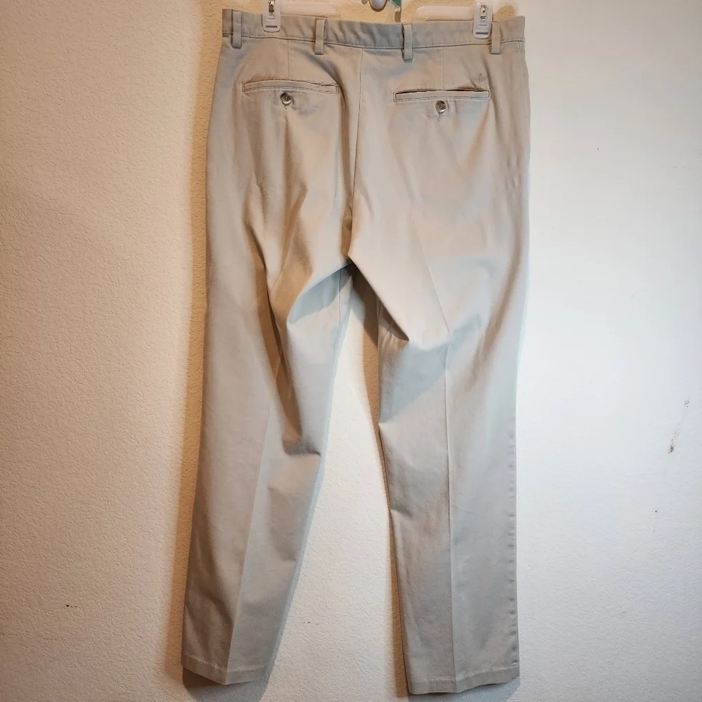 Dockers Straight Fit Casual Pants Cream Flexible 36x34